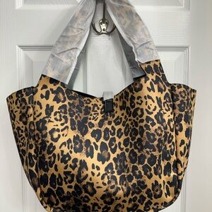Leopard Print Tote Bag